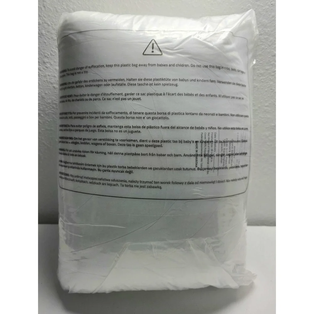 Utopia Bedding 2-Pack 28x28 White Square Pillow Inserts Microfiber